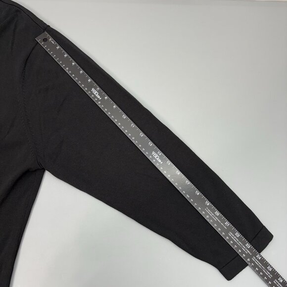 NorthStyle Cardigan Long Tunic Sweater Pockets Button Front Black Womens 3X New - Picture 4 of 8